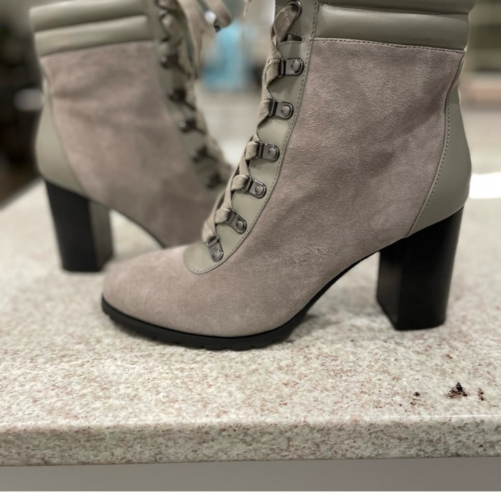 Stylish and comfortable  White House Black Market Reghan Combat Boot.